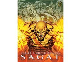 Livro Street Fighter Origins Sagat de Chris Sarracini (Inglês - Capa Dura)
