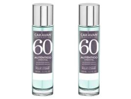 Conjunto de 2 Perfumes CARAVAN para Homem Nº60 150Ml