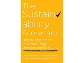 Livro Sustainability Scorecard de Urvashi Bhatnagar e Paul Anastas (Inglês - Capa Dura)