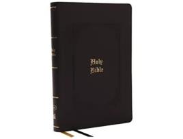 Livro KJV Holy Bible Giant Print Thinline, Black Leathersoft, Red Letter, Comfort Print King James Version de Thomas Nelson (Inglês)