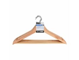 Conjunto de Cabides STORAGE SOLUTIONS kh1000030 (Madeira - Castanho natural)