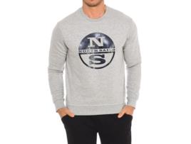 Sweatshirt de Homem NORTH SAILS Cinzento (2XL)