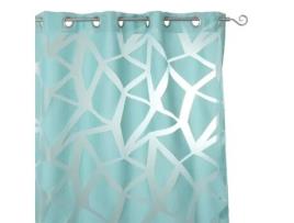 Cortina Transparente 140 X Alt.245 Cm Eclats Turquesa EMINZA