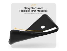 Capa Série Fina Acabamento para Honor, Huawei Huawei P Smart Z / Honor 9X MOOZY Textura Macia Preto