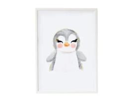Pintura CROCHETTS Multicolor 33 X 43 X 2 Cm Pinguim