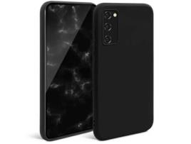 Capa Série Fina Acabamento para Samsung MOOZY Textura Macia Preto