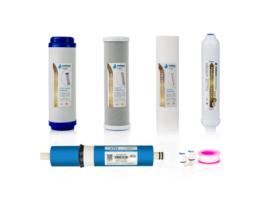 Pack 4 Filtros Osmosis Inversa Y Membrana 75Gpd Vontron
