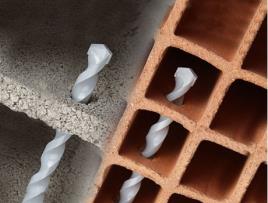 Broca para Concreto Wallster 2 Cortadores Sds Plus 104 14 Comprimento. Útil 200 Longo. Total 260 DIAGER