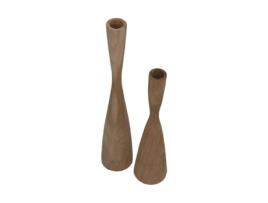 2 Suportes para velas em Teca ø8 x 32/ø8 x 42 HSM COLLECTION