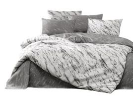 Conjunto de cama TRAVERTIN 240 x 220 cm - Cinza M'DECO