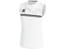 T-Shirt Alças para Mulher ERREA Divina Branco para Voleibol (Tamanho: S)