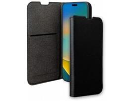 Capa Fólio Aba Wallet para iPhone 15 BIGBEN CONNECTED Plástico Preto