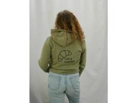 Casaco Unissexo LES PETITS BASICS Capuz Café Croissant Algodão Orgânico Castanho (L)