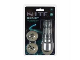 Conjunto de 3 Bolas de Golfe com Lanterna Ultra-Violeta LEGEND Comet TU