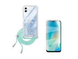 Película de Ecrã Shinnyhands Free Cleargel para Samsung Galaxy A16 CAPASMART Silicone Azul