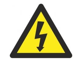 Conjunto de sinalização-rd64000-adesivo vinil triângulo com raio 105 mm de lado (caixa 10) ATM-SINALIZAÇÃO