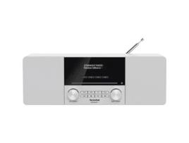 Rádio de Mesa Dab Fm Dab Fm Cd Usb Bluetooth com Controle Remoto Função Despertador TECHNISAT Digitradio 3