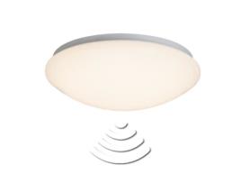 Plafon Led Fakir 12W com Sensor de Cor Cromado/Branco BRILLIANT