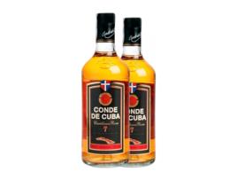Rum CONDE DE CUBA 7 Anos (0.7 L - 2 Unidades)