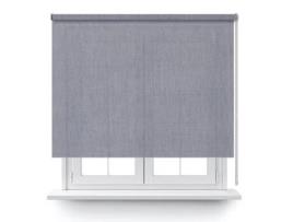 Estore Enrolável Translúcido Aço 150X200Cm. DECOCASA