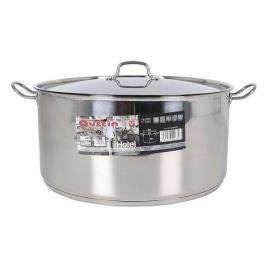 Tacho com Tampa de Aço Inoxidável Quttin - ø 36 x 19 cm