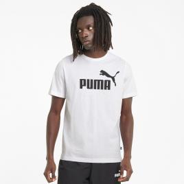 Puma T-shirt de mangas curtas, logótipo grande essentiel 