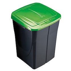 Balde do lixo ECOBIN 45L 36.5X36X51CM VERDE