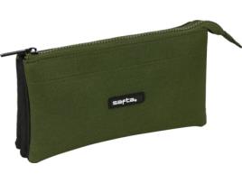 Estojo Triplo SAFTA Dark Forest (Preto/Verde)