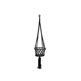 Suporte para Plantas em Macramé - Preto - S BAZAR BIZAR