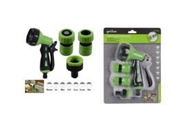 Conjunto 4 Peças Jardim 7 Jato Pistola Lança Com 1/2? Acoplamentos 90018 KAELA