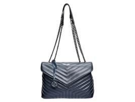 Mala de Ombro de Mulher LUISA VANNINI Lv Blu Scuro Pele Azul