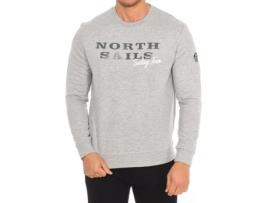 Sweatshirt de Homem NORTH SAILS Cinzento (L)