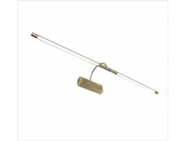 Aplique Led para Iluminar Quadros Espelhos Estilo Tradicional 10W Luz Quente 3000K Acabamento em Bronze Antigo Articulado. 74Cm PAPUQ