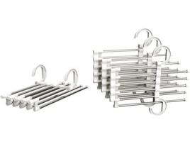 Pack de 5 Cabides de Calças em Aço Inox COM-FORT HOUSE