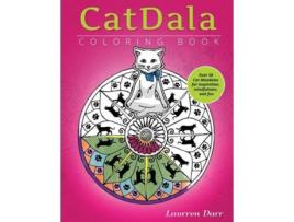 Livro CatDala Coloring Book de Laurren Darr (Inglês)