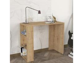 Secretária Escritório Estúdio Quarto Moderna 90X40X74Cm Madeira Netenya DEKORISTER