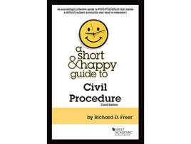 Livro Short Happy Guide to Civil Procedure de Richard Freer (Inglês)