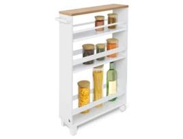 Carrinho de Cozinha Hylla em Carvalho Branco BOMOE