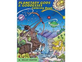 Livro Planetary Gods and Goddesses Coloring Book Astronomy and Myths of Our New Solar System de M Kelley Hunter (Inglês)