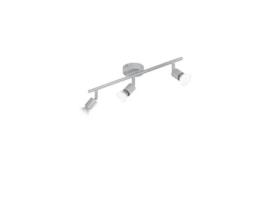 Spot Cooper em Metal Prateado com Três Difusores Ajustáveis ??E Lâmpadas Incluídas FAN EUROPE LIGHTING