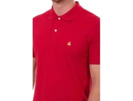 Polo Ultrafina de Homem BROOKS BROTHERS Algodão Vermelho (M)