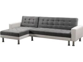 Sofá HABITAT ET JARDIN Theo  4 Lugares Cinzento (258x75 cm - Madeira e Contraplacado)