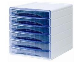 Organizador de arquivos ARDA Tr13G 6P azul