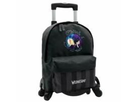 Mochila Escolar com Rodas WEDNESDAY 43 X 31 X 13 5 Cm