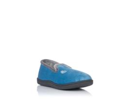Pantufas para Mulher PLUMAFLEX 38 EU (Textil - Azul)