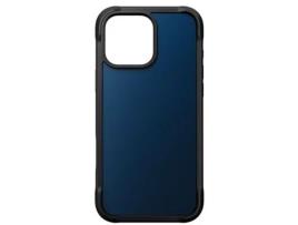 Capa Magsafe para iPhone 16 Pro Max NOMAD Resistente Anti-Riscos Azul
