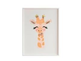 Pintura CROCHETTS Multicolor 33 X 43 X 2 Cm Girafa