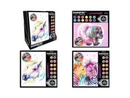 Pintar com Diamantes Aquarel Cavalos NICE Diamantiny 96331 Az