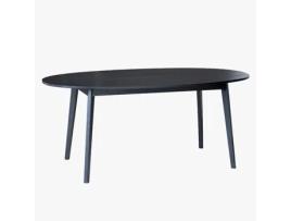 Mesa de Jantar Black Wood 180X77Cm VIVA