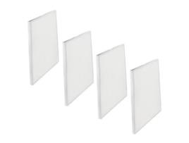 Pack X4 Painel Led Dimensões Da Superfície 60X60Cm Potência 50W Cor Branco Frio 6000K 4000 Lumens Moldura Branca JANDEI